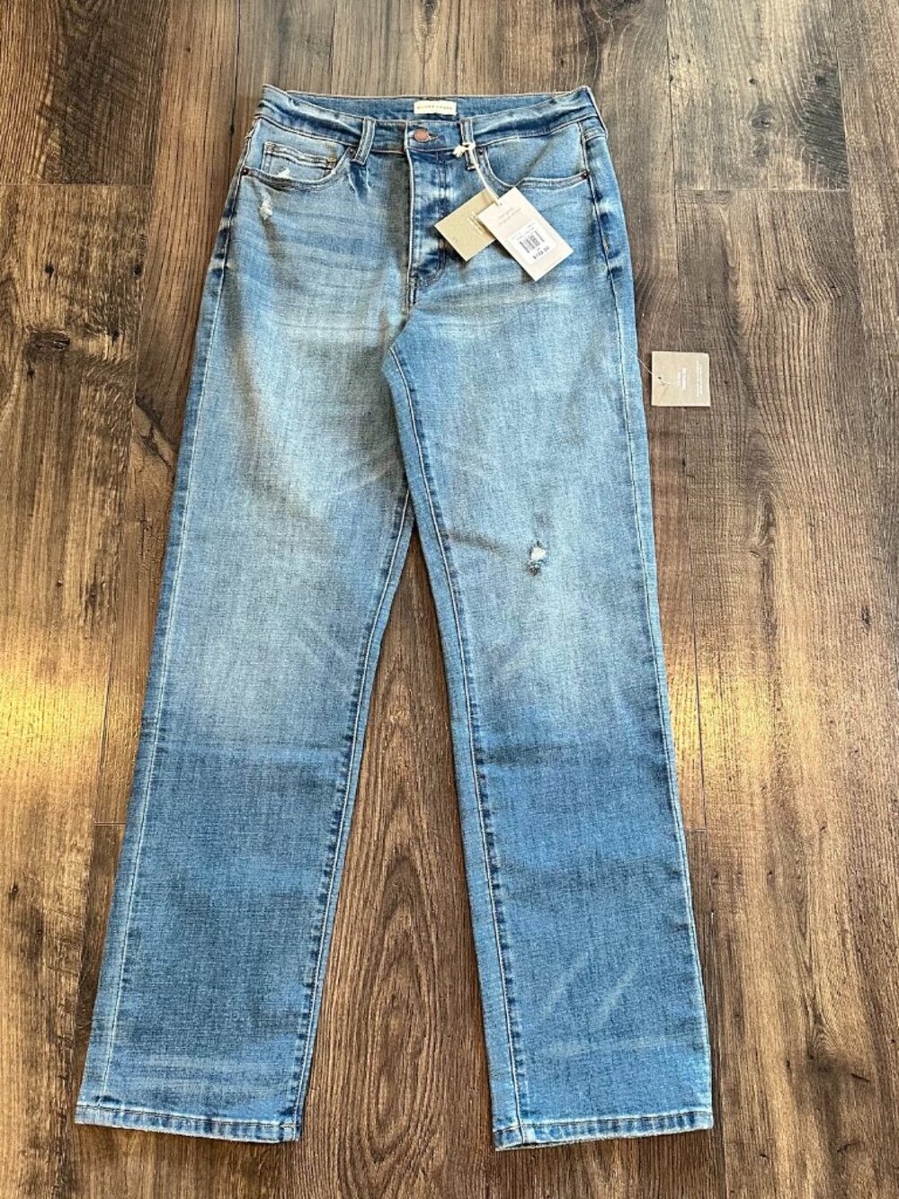 NWT Women's Oliver Logan Mulberry Jeans High Rise straight leg Size 6 28, 90's
